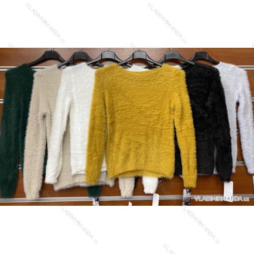 Blouse long sleeve with ruffles women (UNI S / L) ITALIAN FASHION IMK20159