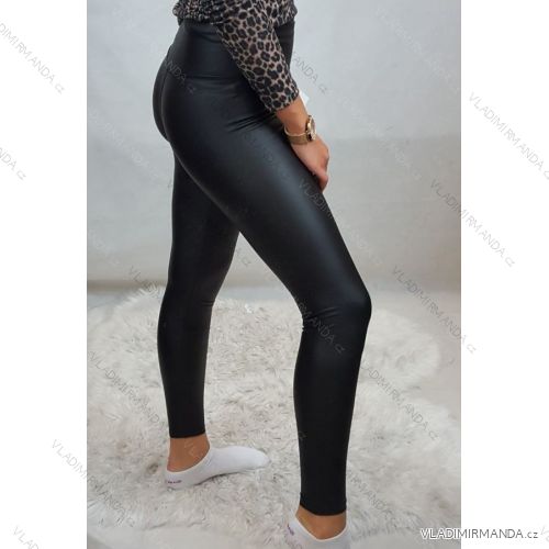 Legíny dlouhé koženkové dámské nadrozměr (2xl-5xl) Turecká móda TM920108BIG