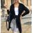 Cardigan knitted thin spring long sleeve women (UNI S / L) ITALIAN FASHION IMK20110