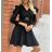 Summer long sleeve flowered women's dress (UNI S / L) ITALIAN FASHION IMK20150
