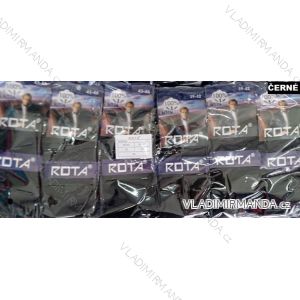 Ponožky slabé pánské (39-46/černá) ROTA B5056