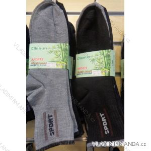 Ponožky sportovní  pánské bambusové bílé (40-46) ELLASUN ZKM9222