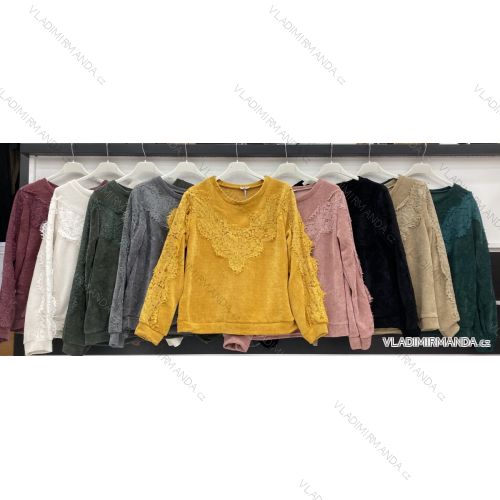 Dress with 3/4-sleeve ladies pocket (S/M/L ONE SIZE) ITALIAN Fashion IMWD20522