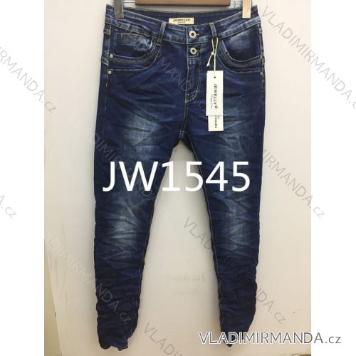 Rifle jeans dlouhé dámské (XS-XL) JEWELLY LEXXURY LEX20JW1545