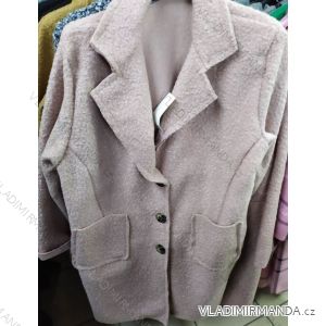 Kabát dlouhý rukáv  dámský  (uni s-l) ITALSKÁ MÓDA IM7201026