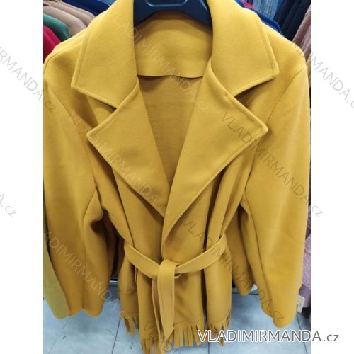 Women's long sleeve coat fleece with hood (uni sl) ITALIAN FASHION IM419888
