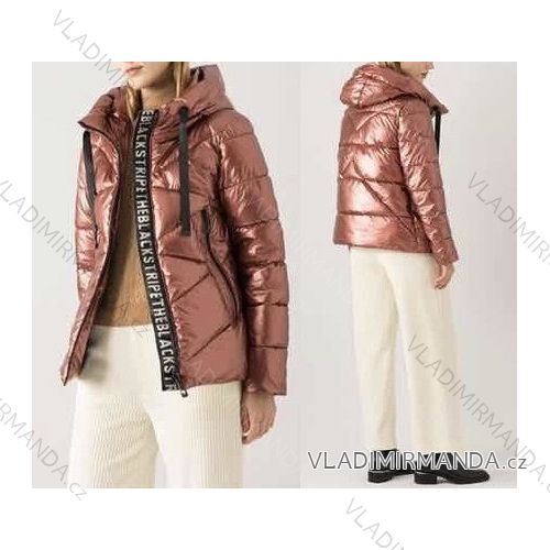 Jacket winter jacket with hood and fur women oversized (46-54) POLISH FASHION BLI19YP-18057-12