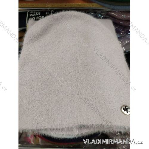 Women's cap with stones (uni) WOOLK POLAND PV417027