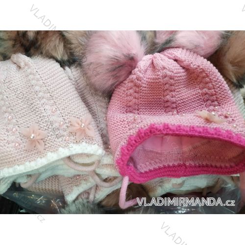 Warme Wintermütze für Mädchen (2-5 Jahre) POLAND PRODUCTION PV919012