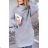 Knitted Sweater Long Sleeve Dress with Belt Women (uni s-l) ITALIAN FASHION IMD20730