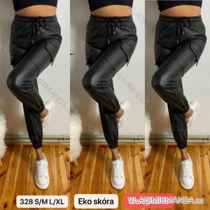 Kalhoty dlouhé koženkové zateplené dámské (S-XL) TURECKÁ MÓDA TMWL20328