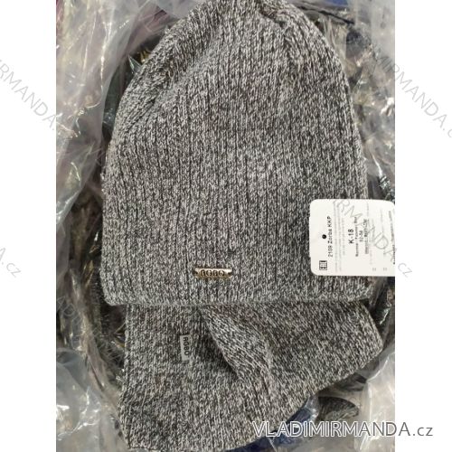 Súprava čiapka s kulich teplá zimná detská (9-14 rokov) POĽSKÁ VÝROBA PV320107