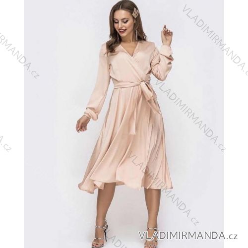 Summer long sleeve flowered women's dress (UNI S / L) ITALIAN FASHION IMK20150