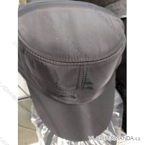 Čepice zimní zateplená flaušem s kšiltem dámská (ONE SIZE) POLSKÁ VÝROBA PV420109