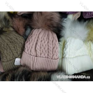 Čiapky zimné zateplená flaušom dámska (ONE SIZE) POĽSKÁ VÝROBA PV420116