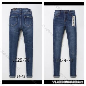 Jeans pants leatherette with zip (XXS-L) LAULIA JWA20108