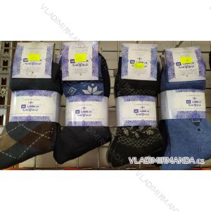 Ponožky teplé zdravotní měkké pánské (39-42,43-46) LOOKEN LOK20006