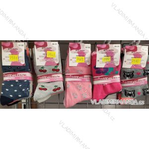 Ponožky bavlněné dětské dorost dívčí (26-27,28-31,32-35) LOOKEN LOK20011