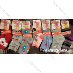 Ponožky bavlněné teplé thermo dětské dorost dívčí (26-27,28-31,32-35) LOOKEN LOK20016