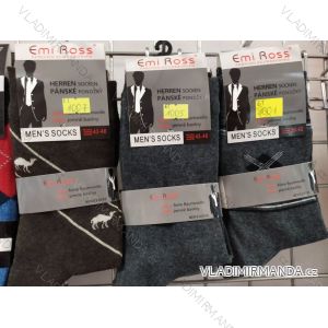 Ponožky bavlněné pánské (39-42,43-46) EMI ROSS ROS20009
