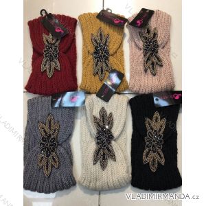 Women's knitted headband (ONE SIZE) DELFIN DEL20EGA-25