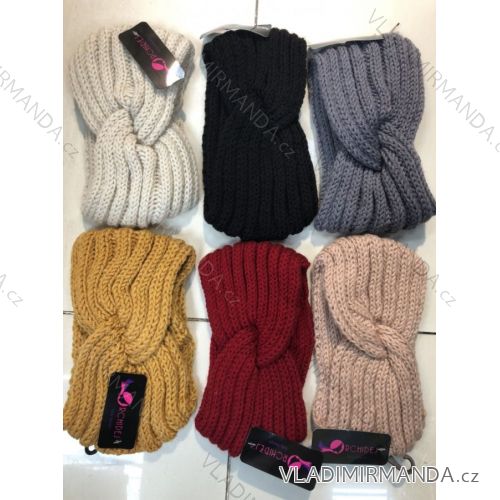 Čelenka pletená zimná dámska (ONE SIZE) ORCHIDEJ ORC21021