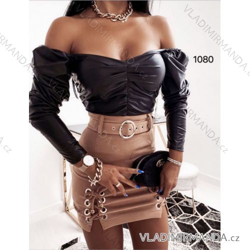 T-Shirt Kurzarm Frauen (UNI S / L) ITALIENISCHE MODE IMK20128