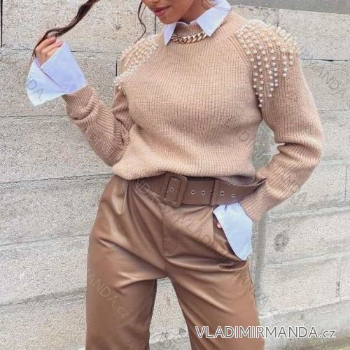 Blouse long sleeve with ruffles women (UNI S / L) ITALIAN FASHION IMK20159