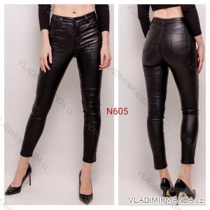 Legíny/Kalhoty koženkové dlouhé dámské (XS-XL) JEANS JWA20N605