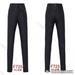 Legíny / Nohavice koženkové dlhé dámske (XS-XL) JEANS JWA20F725