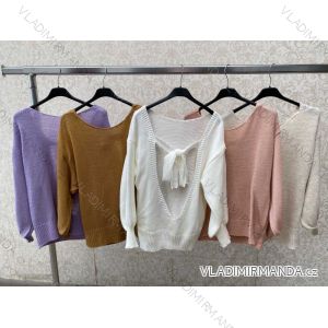 Bluse Langarm mit Rüschen Frauen (UNI S / L) ITALIAN FASHION IMK20159