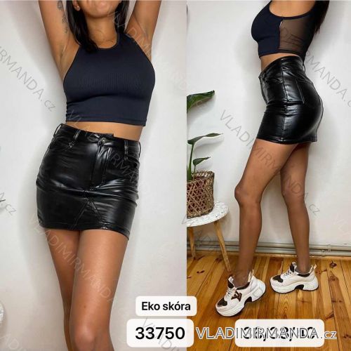 Sukně krátká koženková dámská (36-40) TURECKÁ MÓDA TMWL20897
