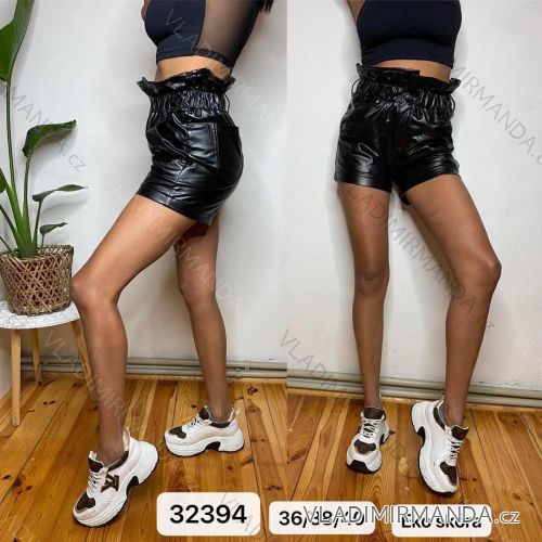 Kraťasy šortky koženkové dámske (36-40) TURECKÁ MÓDA TMWL20898