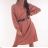 Elegant dress with turtleneck long sleeve women (S / M ONE SIZE) ITALIAN FASHION IMM20H1407-71