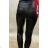 Legíny koženkové zateplené dámské (S/M, M/L, L/XL) TURECKÁ MÓDA TM920Enleg-8431