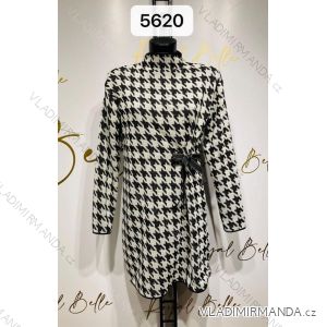 Šaty elegantný s rolákom dlhý rukáv dámske (S / M ONE SIZE) TALIANSKÁ MÓDA IMM205620