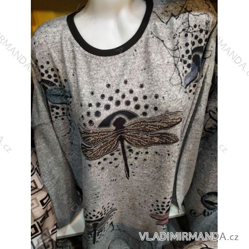 Langarmbluse für Damen (uni sl) ITALIAN FASHION IMC191282