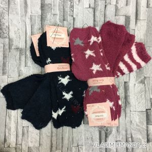 Ponožky vánoční teplé  dámské  hvězda (35-38,39-42) LOOKEN LOK20XLF-H5062A