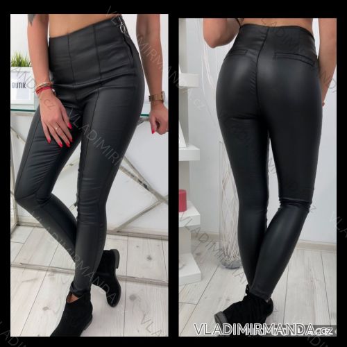 Leggings pants leatherette with zip (34-42) JEANS JWA20033