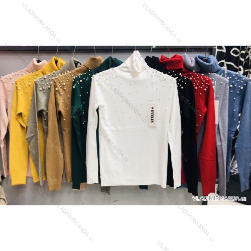 Blouse long sleeve with ruffles women (UNI S / L) ITALIAN FASHION IMK20159