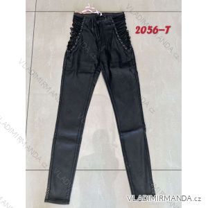 Nohavice dlhé koženkové vysoký sed dámske (XS-XL) RE-DRESS JWA202056-7