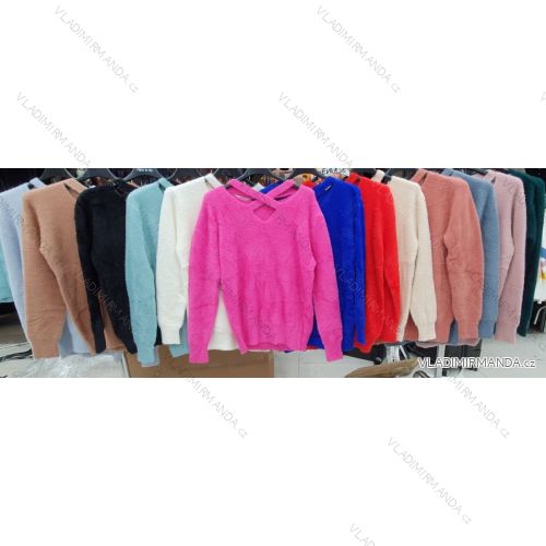 Blouse long sleeve with ruffles women (UNI S / L) ITALIAN FASHION IMK20159