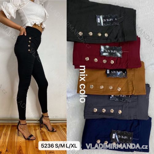 Kalhoty elegantní dlouhé dámské (S-XL) TURECKÁ MÓDA TMWL205236