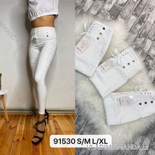 Kalhoty elegantní dlouhé dámské (S-XL) TURECKÁ MÓDA TMWL2091530