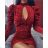 Summer long sleeve flowered women's dress (UNI S / L) ITALIAN FASHION IMK20150