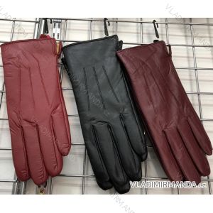 Rukavice zimní prstové kožené dámské (ONE SIZE) ECHT ECH20003