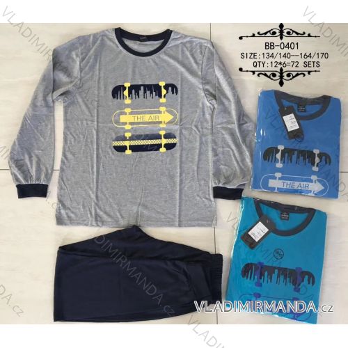 Pyžamo dlouhé dorost chlapecké (134/140-164/170) N-FEEL NFL20BB-0401