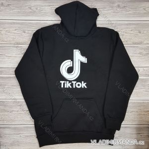 Mikina teplá tik tok s kapucí dětská dorost chlapecká (128-176) TUZZY TURECKO TM220195