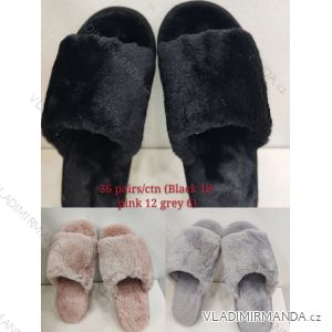 Pantofle s kožíškem domácí dámské (36-41) WSHOES OBUV OB220617