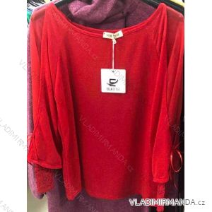 Kleid mit 3/4 Ärmeltasche für Damen (uni sl) ITALIAN Fashion IM3181746